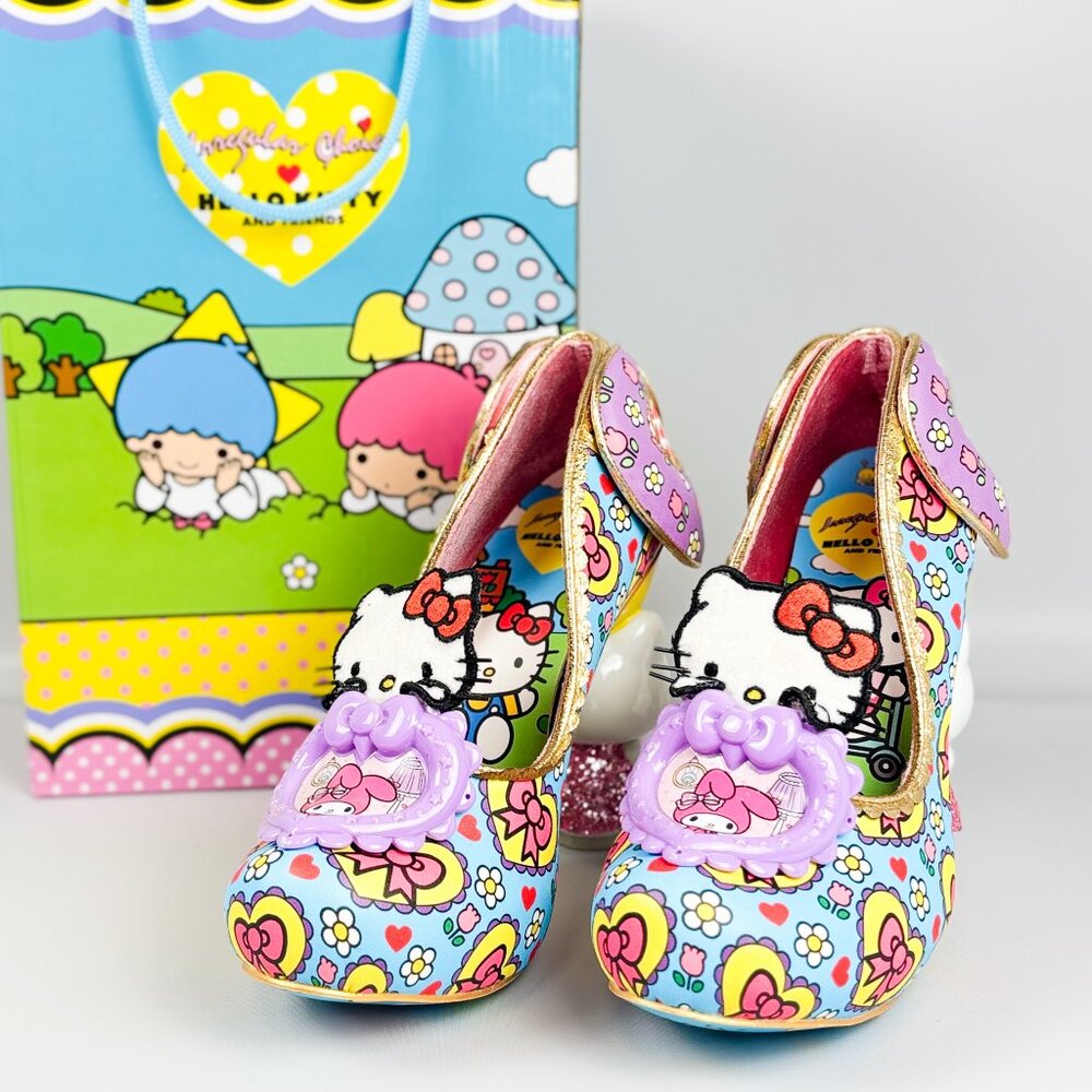 Irregular Choice Sanrio Hello Kitty & Friends Heels Size 39 Rare Collab - Picture 6 of 7
